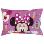 Disney Minnie Mouse 5-Piece Toddler Bedding Set & Blanket Bundle, Toddler Bed, Girl, Pink, Polyester