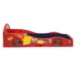 Disney Pixar Cars Lightning McQueen Plastic Sleep and Play Toddler Bed by Delta Children