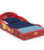Disney Pixar Cars Lightning McQueen Plastic Sleep and Play Toddler Bed by Delta Children