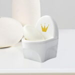 DOMELAY 2xSoap Holder Soap Container Unique Soap Dish for Countertop Laundry Room Sink