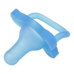 Dr. Brown's Happy Paci 100% Silicone Baby Pacifier, Age 0-6 Months, Blue, BPA Free, 3 Pack