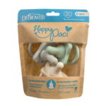 Dr. Brown's Happy Paci 100% Silicone Baby Pacifier, Age 0-6 Months, Blue, BPA Free, 3 Pack