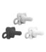 Dr. Brown's HappyPaci 100% Silicone Baby Pacifier, 0-6m, BPA-Free, Black/Cool Gray/White, 3 Pack
