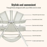 Dream On Me Karley Bassinet, Cool Gray