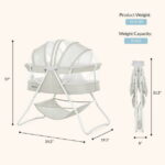 Dream On Me Karley Bassinet, Cool Gray