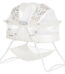 Dream On Me Karley Bassinet in Dove White, Quick Fold and Easy to Carry, Large Storage Basket