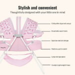 Dream On Me Karley Bassinet in Pink