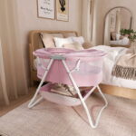 Dream On Me Karley Bassinet in Pink