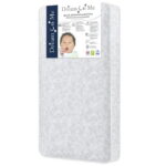 Dream On Me Twinkle 5” Crib & Toddler Bed Mattress, Fits All Full-Size Cribs & Toddler Beds, 88 Coil Inner Spring Support, Waterproof & Stain-Resistant Vinyl Cover, Greenguard...