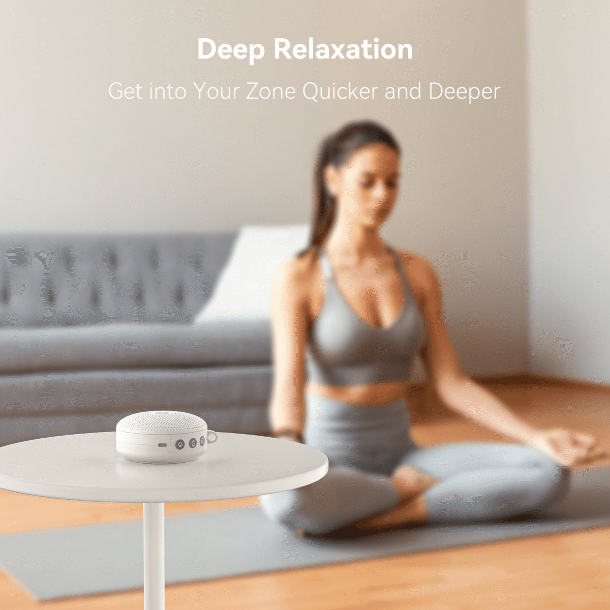 Dreamegg Sleep Sound Spa White Noise Sound Machine Portable for Baby Adult Sleep Travel
