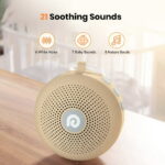 Dreamegg Sleep Sound Spa White Noise Sound Machine Portable for Baby Adult Sleep Travel