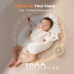 Dreamegg Sleep Sound Spa White Noise Sound Machine Portable for Baby Adult Sleep Travel
