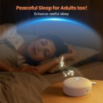 Dreamegg Sleep Sound Spa White Noise Sound Machine Portable for Baby Adult Sleep Travel