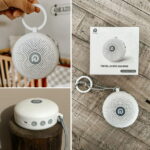 Dreamegg White Noise Sound Machine Portable for Baby Adult Sleep 21 Soothing Sound Therapy for Home Travel
