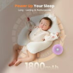 Dreamegg White Noise Sound Machine Portable for Baby Adult Sleep Sound Therapy