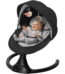Electric Baby Swing, Bioby Infant Swing Rocker with Remote Control, 5 Sway Speeds, Bluetooth Music, Black