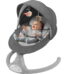 Electric Baby Swing, Bioby Infant Swing Rocker with Remote Control, 5 Sway Speeds, Bluetooth Music, Grey