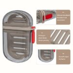 Emlimny 2 Pack Travel Soap Case,Bar Soap Travel Case,Small Versatile Portable Travel Soap Box with Sealed Lid Can Efficient Drainage and Leak-Proof Seal for Bathroom Showers, Gyms