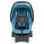 Evenflo Omni Plus Modular Travel System with LiteMax Sport Rear-Facing Infant Car Seat, Tazi Blue