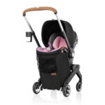 Evenflo Shyft DualRide Infant Car Seat Stroller Combo w Carryall Storage & Extended Canopy (Opal)