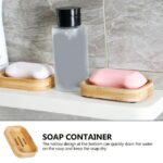 EXHUMKY Kitchen Soap Dish Assorted Color 1Set 4.9X3.1In