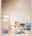 Fairy Baby 47.9-56.9" Extra Wide Baby Safety Gate Walk Thru White Metal Gate