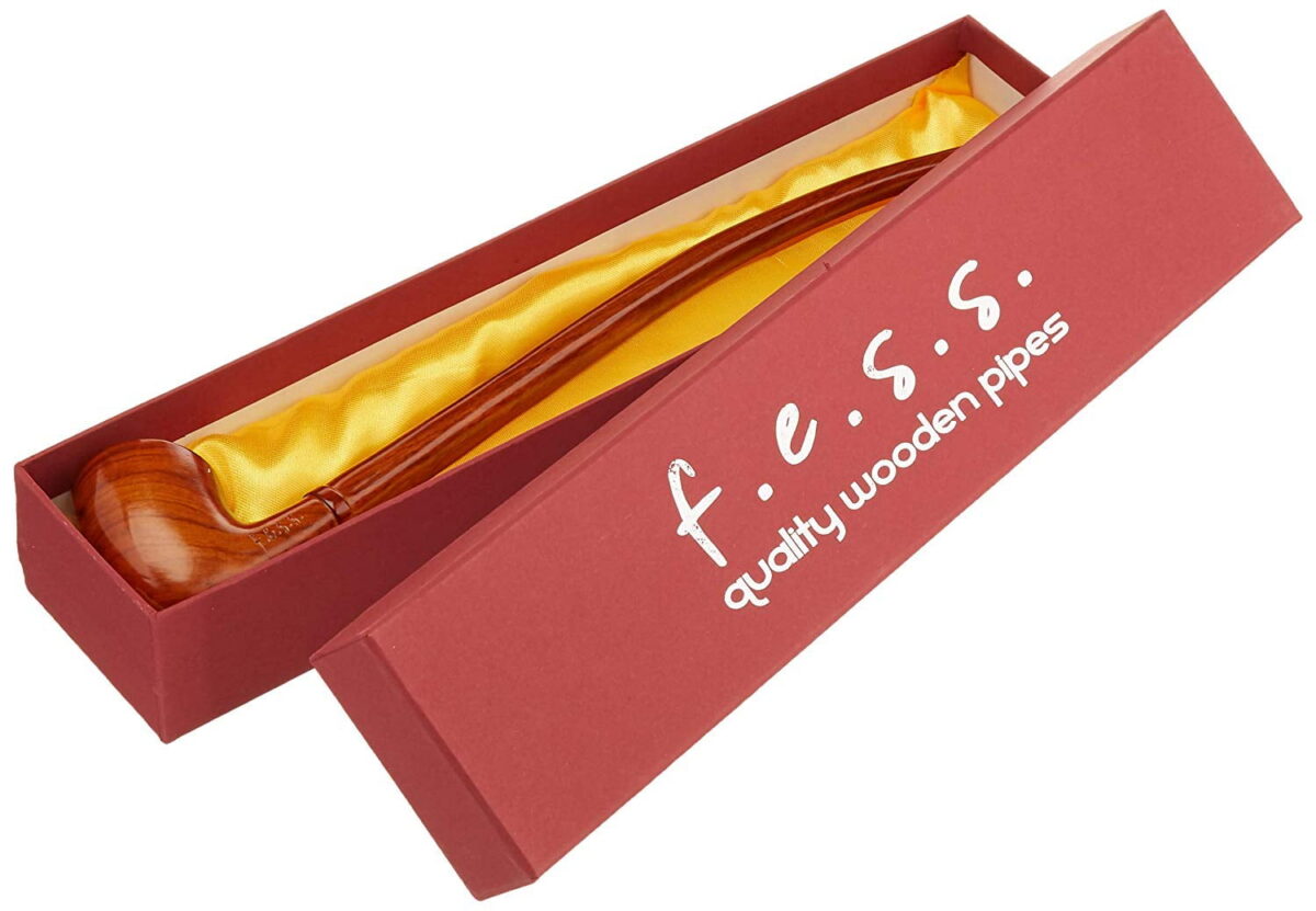 FESS Prodcuts Pipe Churchwarden Woodstock- 13" Cherrywood