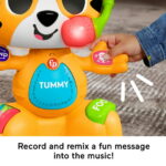Fisher-Price Link Squad Bop & Groove Tiger Baby Learning Toy with Music & Lights