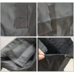 Fixdono Car Seat Travel Bag, Gate Check Bag Foldable Carseat Cover, Black, 1 Pack