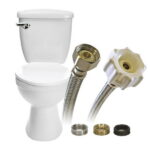 Fluidmaster 4T20UCSRP4 Universal Click Seal 20" Stainless Steel Toilet Connector
