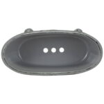 Foreside Home & Garden Mini Bathtub Soap Dish, Gray FETD07311