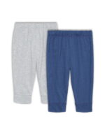 Garanimals Baby Boy Basic Jersey Joggers Multipack, 2-Pack, Sizes 0-24 Months