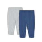 Garanimals Baby Boy Basic Jersey Joggers Multipack, 2-Pack, Sizes 0-24 Months