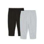 Garanimals Baby Boy Basic Jersey Joggers Multipack, 2-Pack, Sizes 0-24 Months