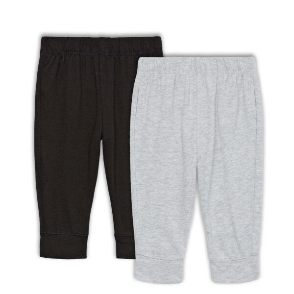 Garanimals Baby Boy Basic Jersey Joggers Multipack, 2-Pack, Sizes 0-24 Months