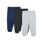 Garanimals Baby Boy Basic Jersey Joggers Multipack, 2-Pack, Sizes 0-24 Months