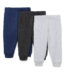 Garanimals Baby Boy French Terry Joggers Multipack, 3-Pack, Sizes 0-24 Months
