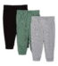 Garanimals Baby Boy Thermal Joggers Multipack, 3-Pack, Sizes 0-24 Months