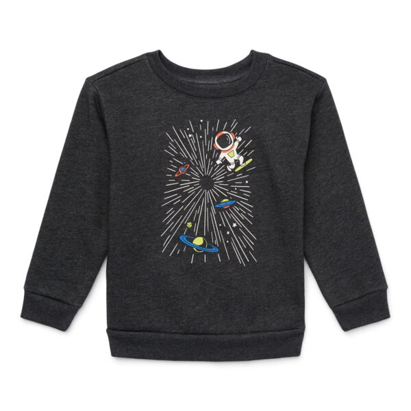 Garanimals Toddler Boy Graphic Fleece Sweatshirt, Sizes 2T-5T