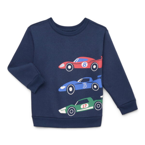 Garanimals Toddler Boy Graphic Fleece Sweatshirt, Sizes 2T-5T