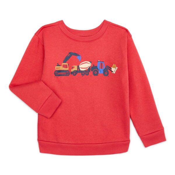 Garanimals Toddler Boy Graphic Fleece Sweatshirt, Sizes 2T-5T