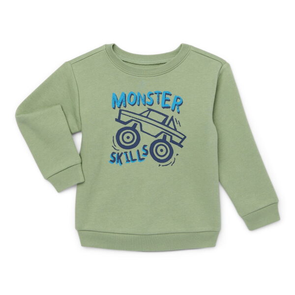 Garanimals Toddler Boy Graphic Fleece Sweatshirt, Sizes 2T-5T