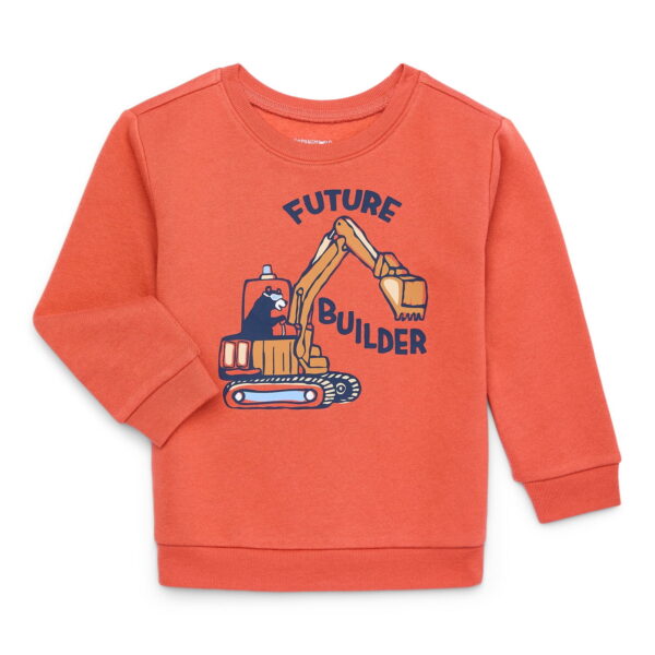 Garanimals Toddler Boy Graphic Fleece Sweatshirt, Sizes 2T-5T