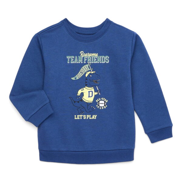 Garanimals Toddler Boy Graphic Fleece Sweatshirt, Sizes 2T-5T