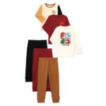 Garanimals Toddler Boy Mix and Match 6-Piece Outfits Kid-Pack, Sizes 18M-5T