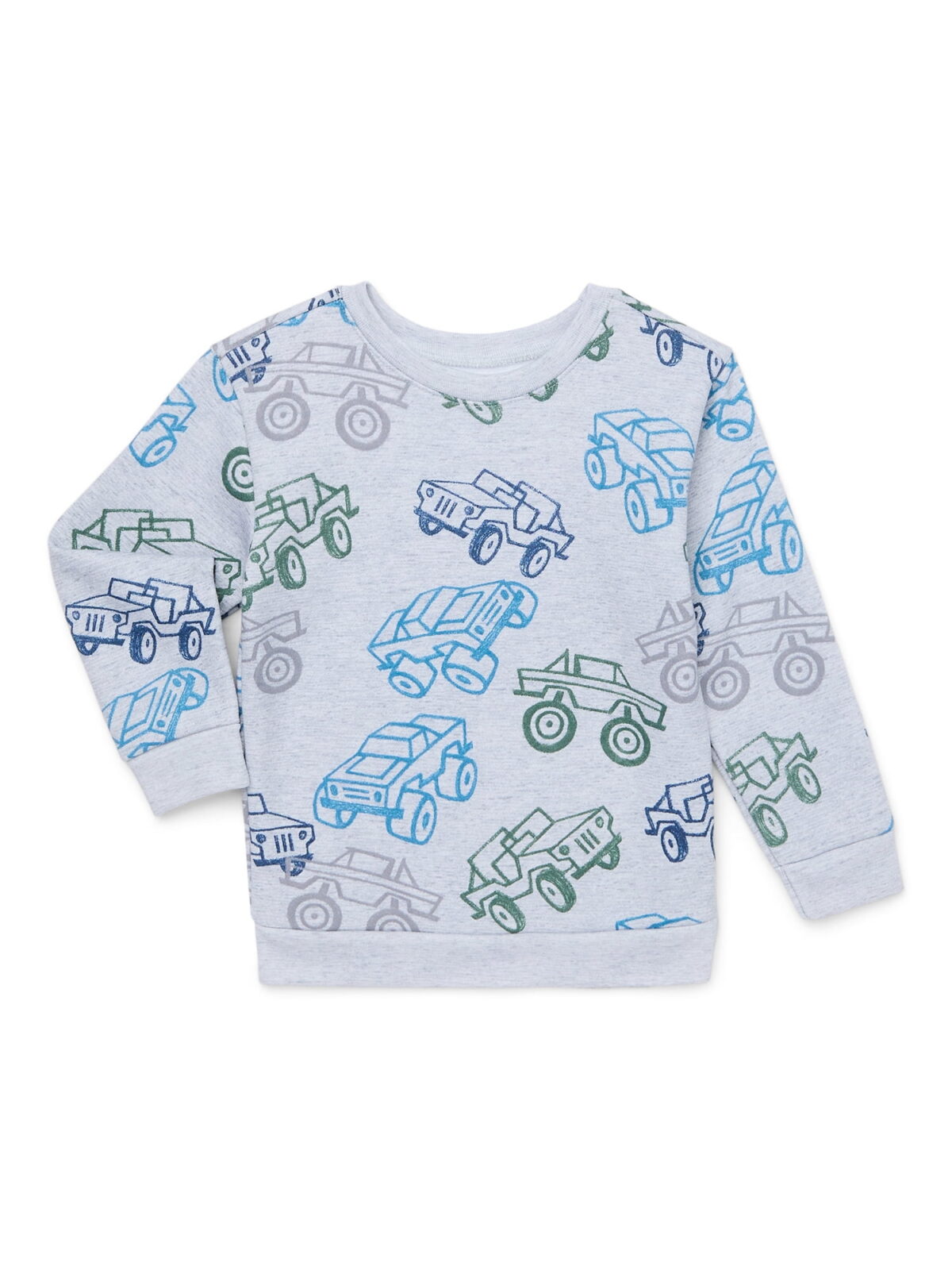Garanimals Toddler Boy Print Fleece Sweatshirt, Sizes 2T-5T