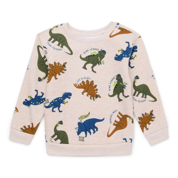 Garanimals Toddler Boy Print Fleece Sweatshirt, Sizes 2T-5T