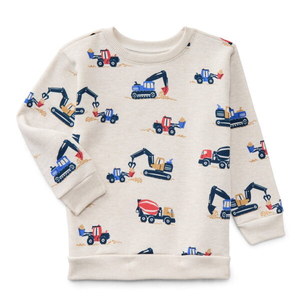 Garanimals Toddler Boy Printed Fleece Sweatshirt, Sizes 2T-5T