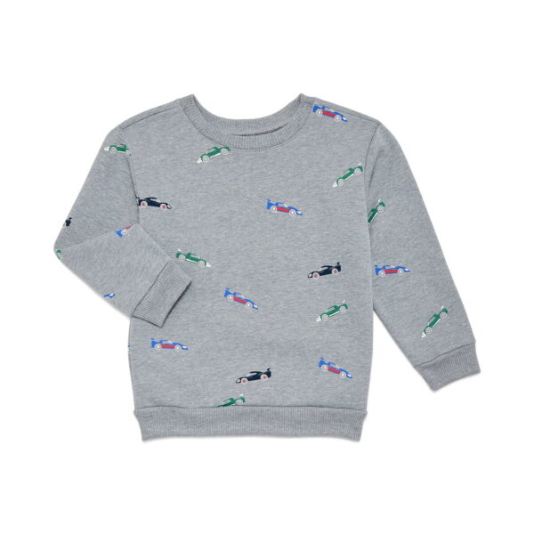 Garanimals Toddler Boy Printed Fleece Sweatshirt, Sizes 2T-5T