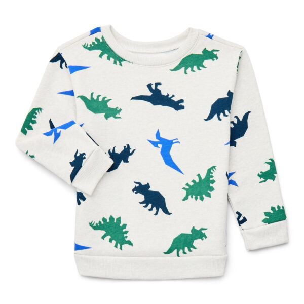Garanimals Toddler Boy Printed Fleece Sweatshirt, Sizes 2T-5T